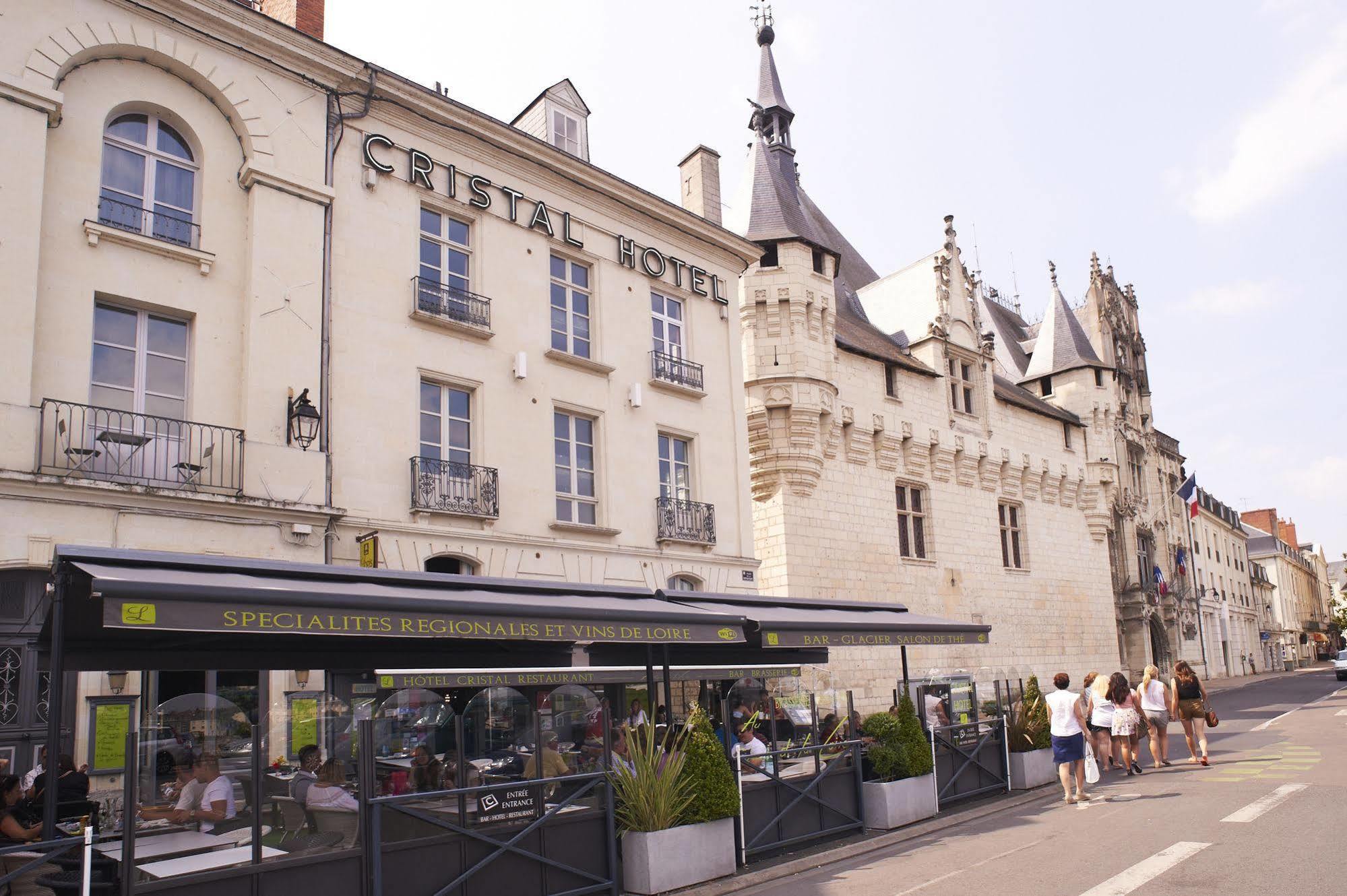 Cristal Hotel Restaurant - Logis Hotels Saumur Exteriér fotografie